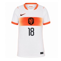 Dámy Fotbalový dres Nizozemsko Donyell Malen #18 MS 2026 Venkovní Krátký Rukáv